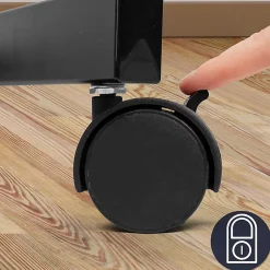 WPS20 Support pour vidéoprojecteur à roulettes Hauteur ajustable de 67 à 99 cm Charge max 10 kg Sangles de sécurité Duronic