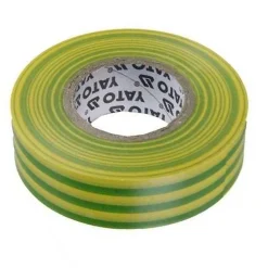 Yato - Ruban isolant Jaune / Vert (20 m x 1,5 cm)
